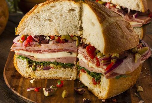le petit houston restaurant Paulies Muffaletta